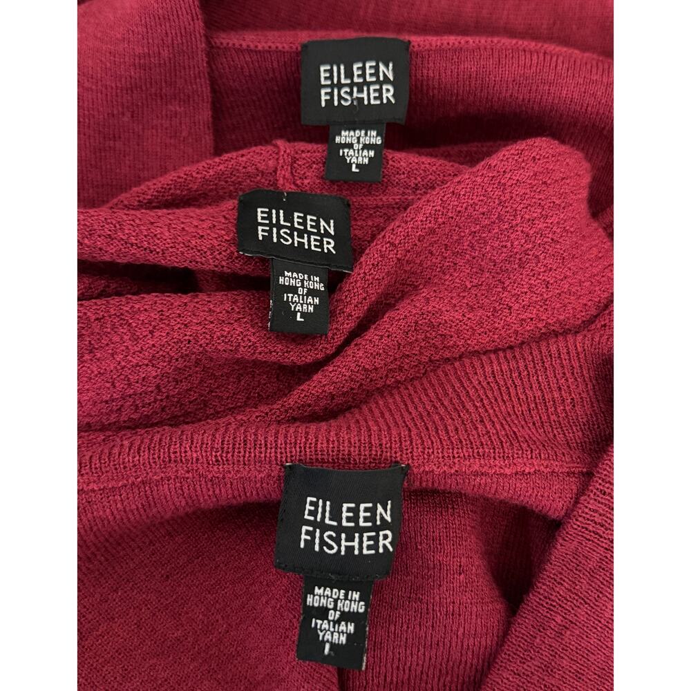Eileen Fisher Women's Burgundy Maxi Skirt 3 Piece Set - Picture 14 of 15